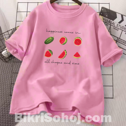 Drop Shoulder Ladies T-shirt
